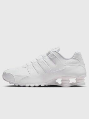 NEW Nike Shox NZ 'Triple White' | Men Sizes 10 - 12 | "FAST SHIPPING"